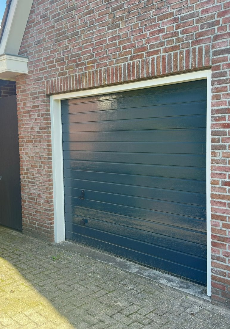 Hörmann elektrische sectionaal garagedeur, Ophalen, 120 cm of meer, Garagedeur, Zo goed als nieuw
