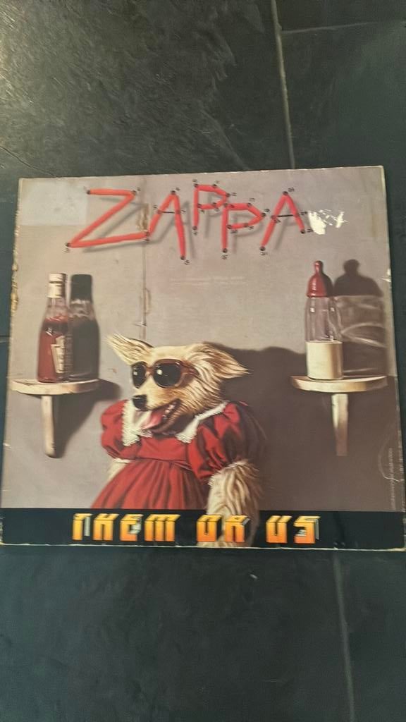 Zappa ‎– Them Or Us, Progressive, Gebruikt, Inclusief binnenhoes, 1980 - 1989