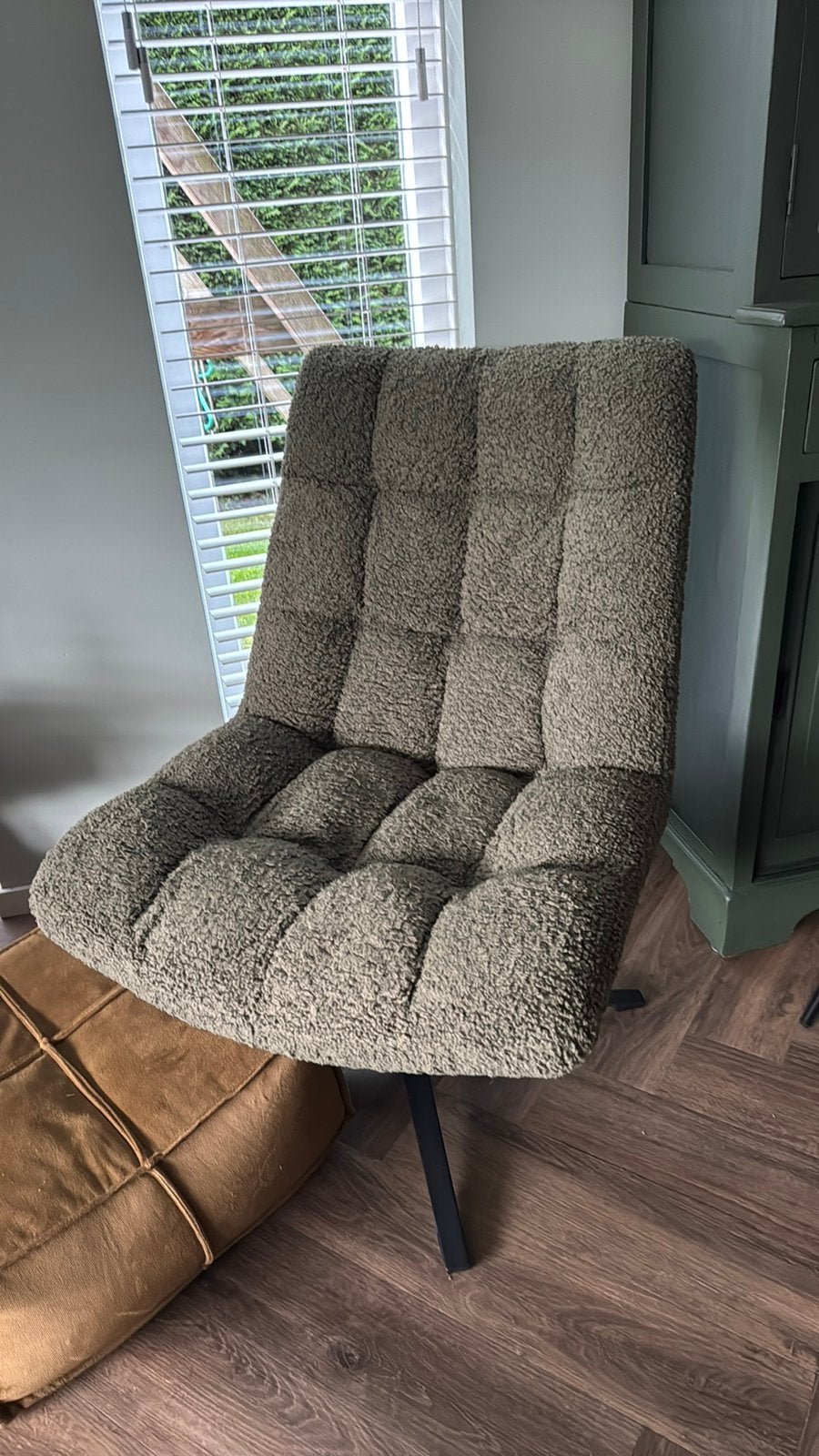 Hele mooie fauteuil !!! Mos groen, Ophalen, Zo goed als nieuw, 75 tot 100 cm, 50 tot 75 cm