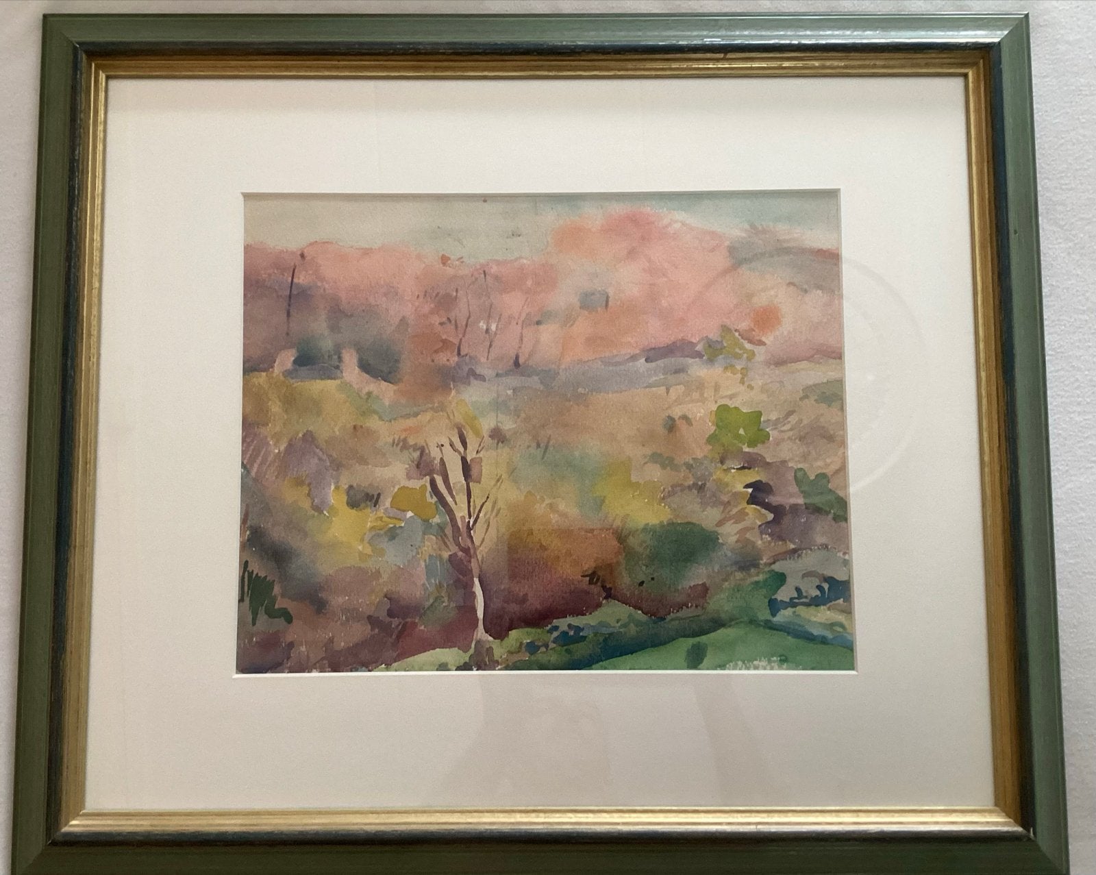 Mooie aquarel van Jelle Troelstra, Antiek en Kunst, Kunst | Schilderijen | Klassiek, Ophalen, Impressionistisch, Landschap, Aquarel