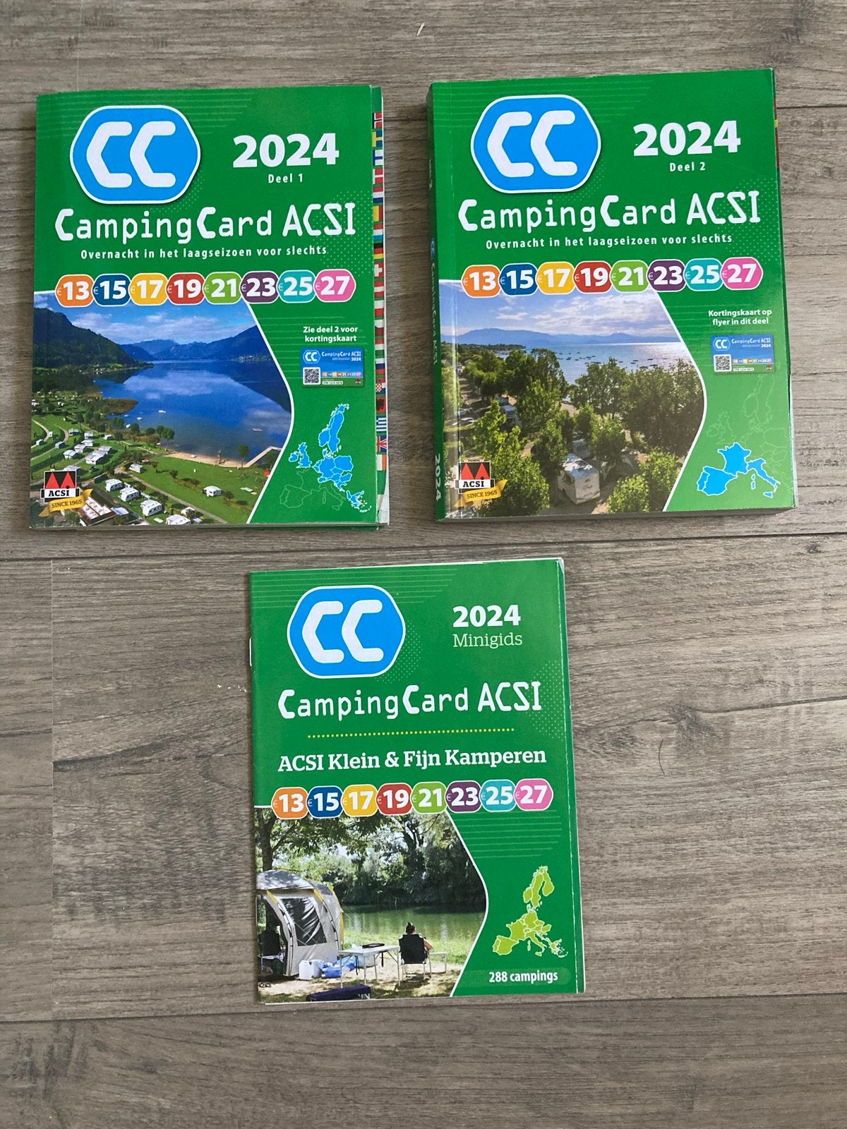 CampingCard ACSI 2024 - Nieuwe Complete set met minigids, Overige merken, Budget, Europa, Nieuw