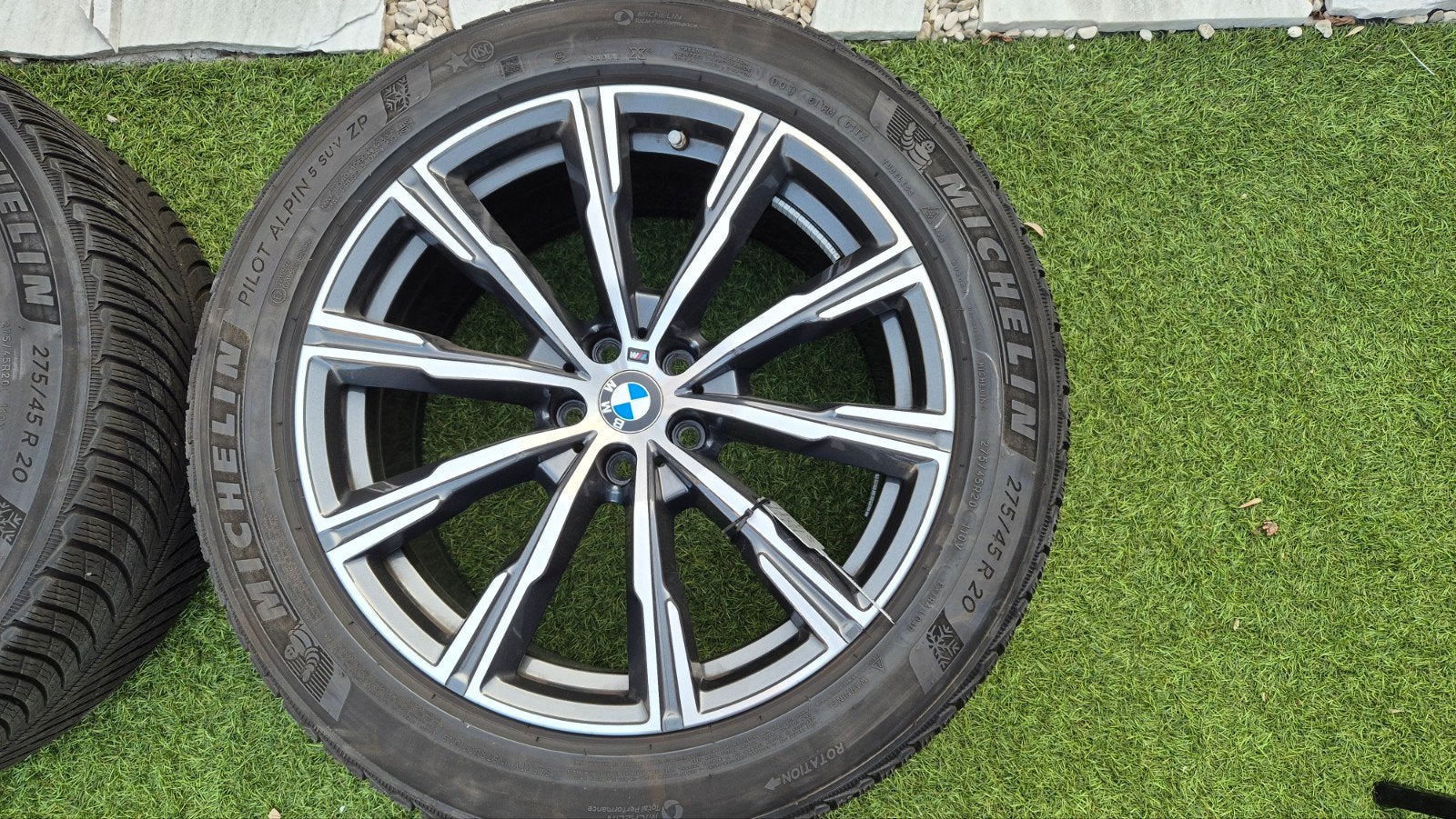 BMW X5/X6 M740, Michelin PilotAlpin5 SUV 275/45 R20 stermar., Ophalen, Gebruikt, 275 mm, Banden en Velgen