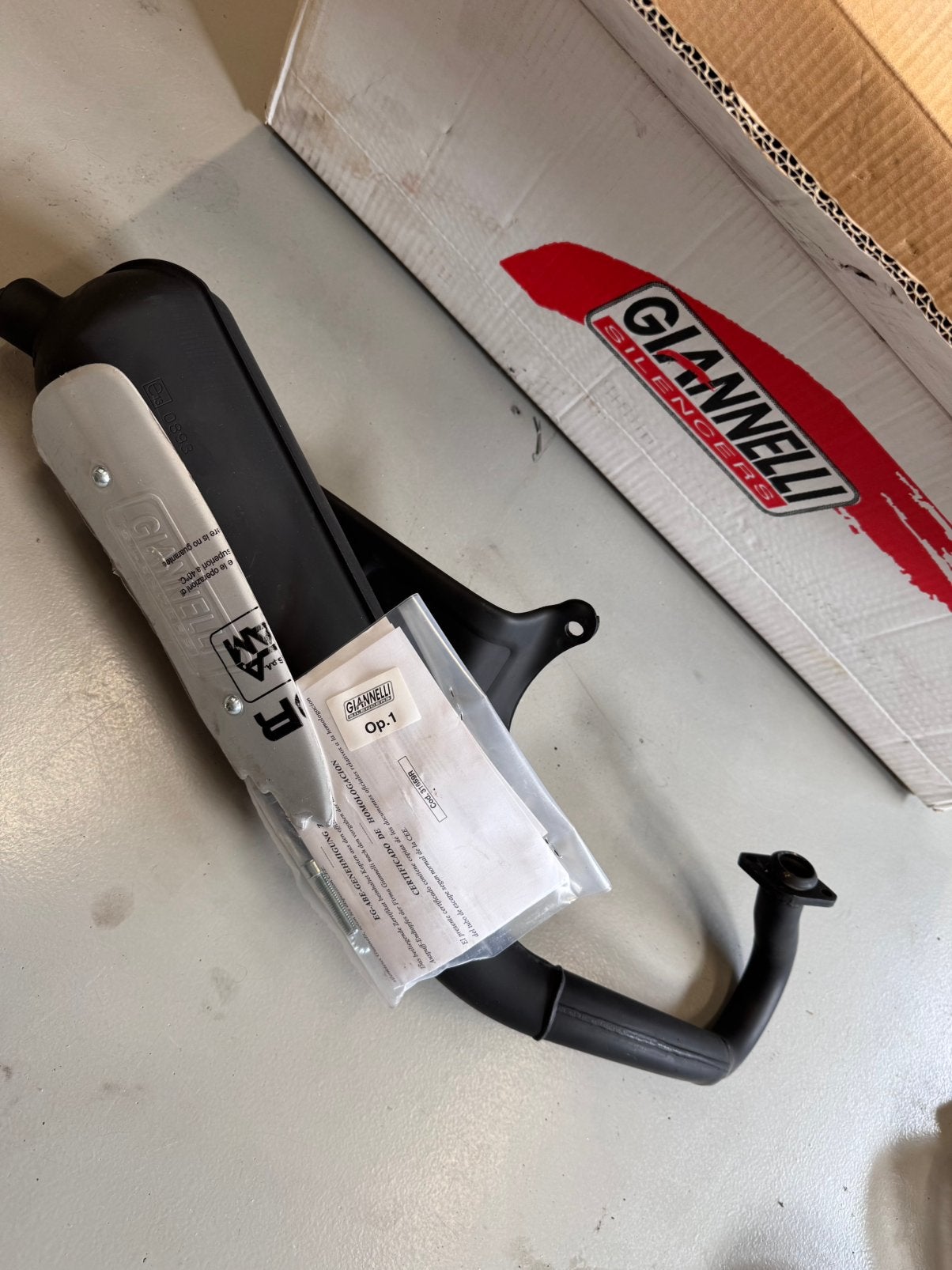 Piaggio Gianelli silencer | NIEUW | 50cc/70cc, Ophalen of Verzenden, D, D, D