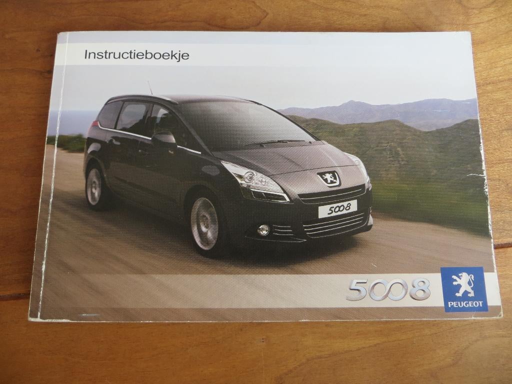 Instructieboek Peugeot 5008 2009 + audio/navigatie, Ophalen of Verzenden