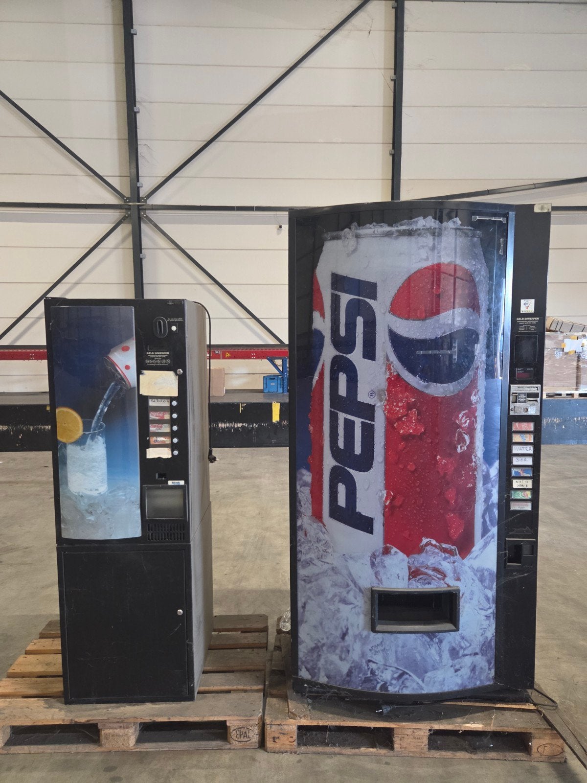 2x dranken automaat, Ophalen, Gebruikt