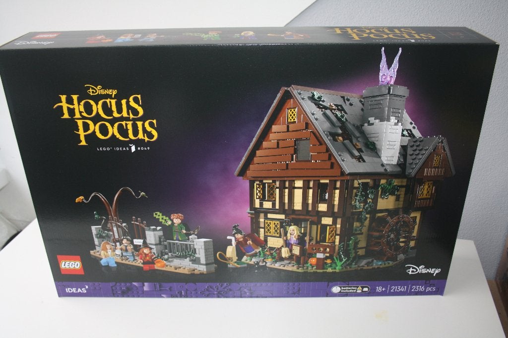 Lego Disney Hocus Pocus Sanderson Sisters' Cottage 21341, Lego, Nieuw, Ophalen of Verzenden, Complete set