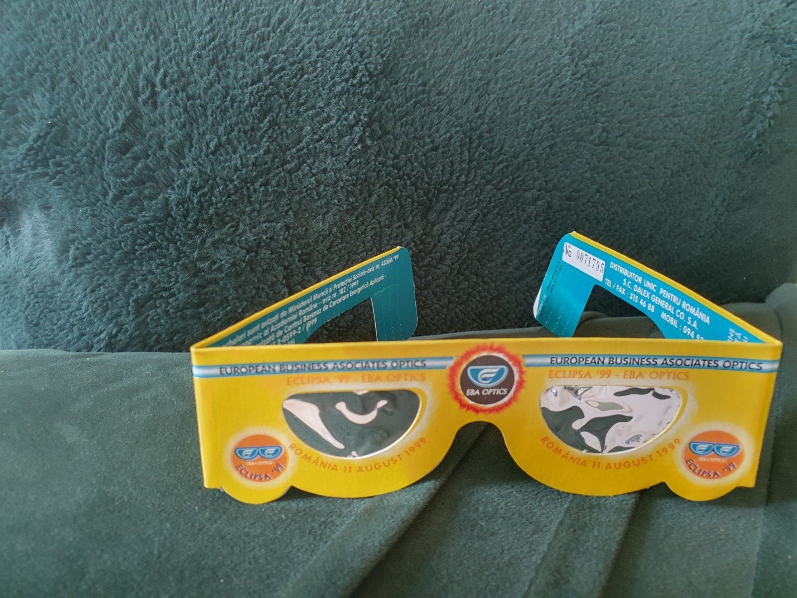 eclipsbril met goed beschermend folie, Ophalen of Verzenden, Nieuw, Bril, Overige merken