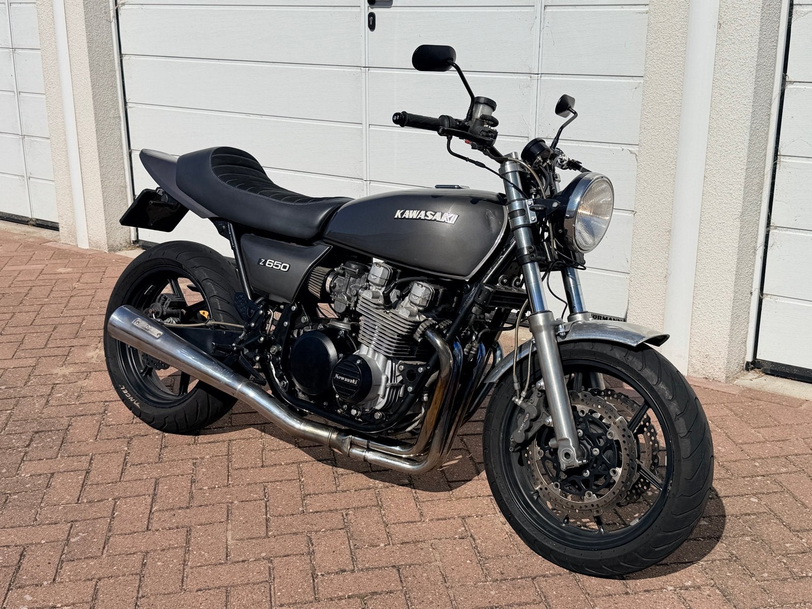 Unieke Kawasaki Z650 uit 1982 - Custom Build met 750cc blok, Sportuitlaat, 4 cilinders, Motorrijbewijs A, Gebruikt