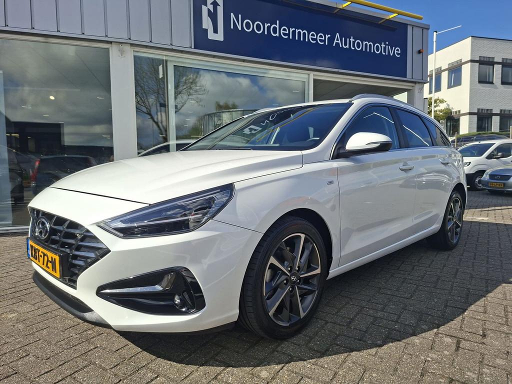 Hyundai I30 Wagon 1.0 T-GDi MHEV Comfort, Stof, Gebruikt, Wit, Hybride Elektrisch/Benzine