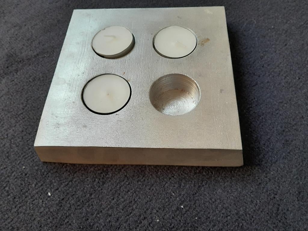 diverse waxinelichthouders, Overige materialen, Gebruikt, Ophalen of Verzenden, Kandelaar