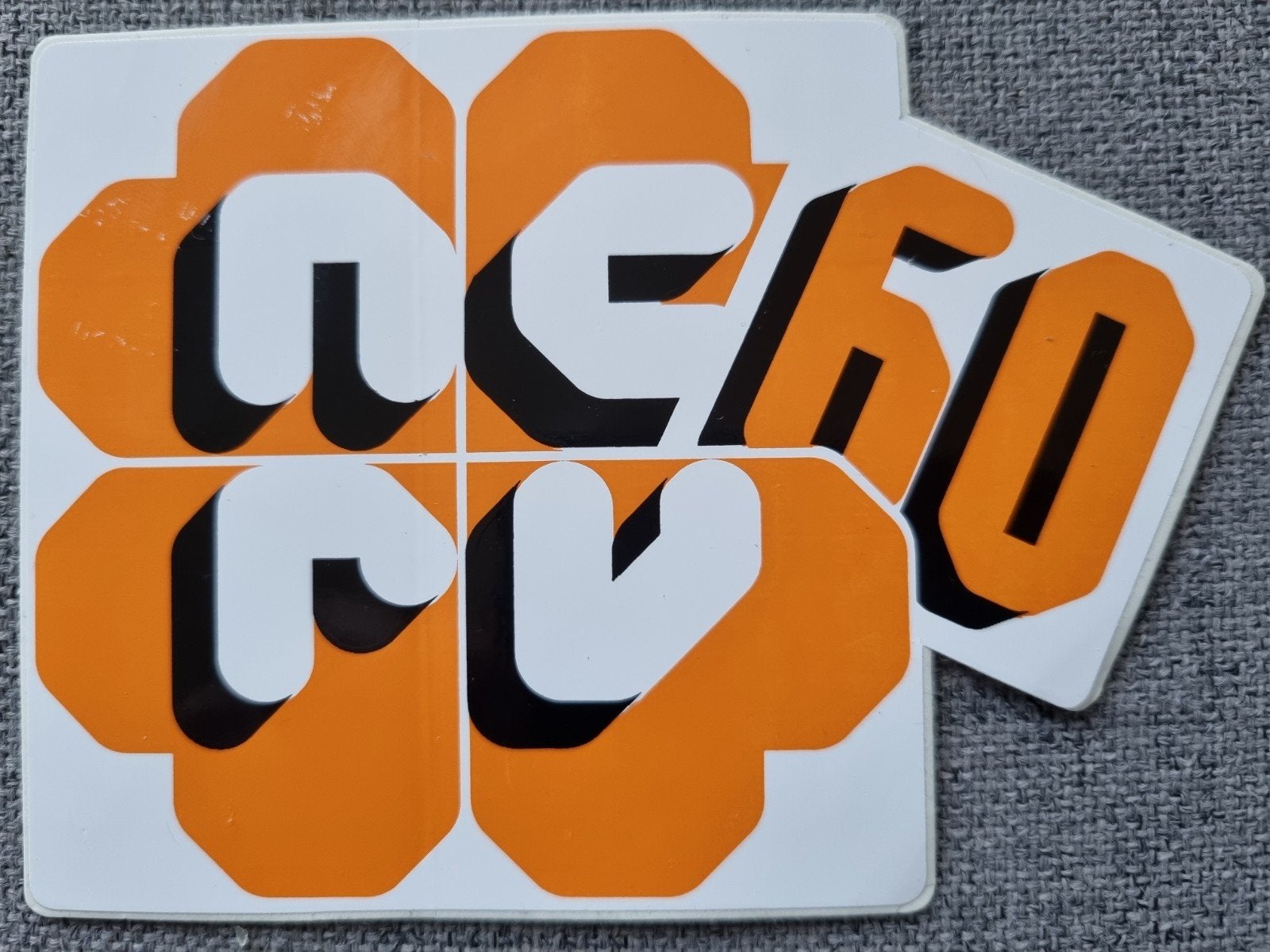 sticker NCRV, logo Nederlandse Christelijke Radio-Vereniging, Ophalen of Verzenden, Zo goed als nieuw, Film, Tv of Omroep