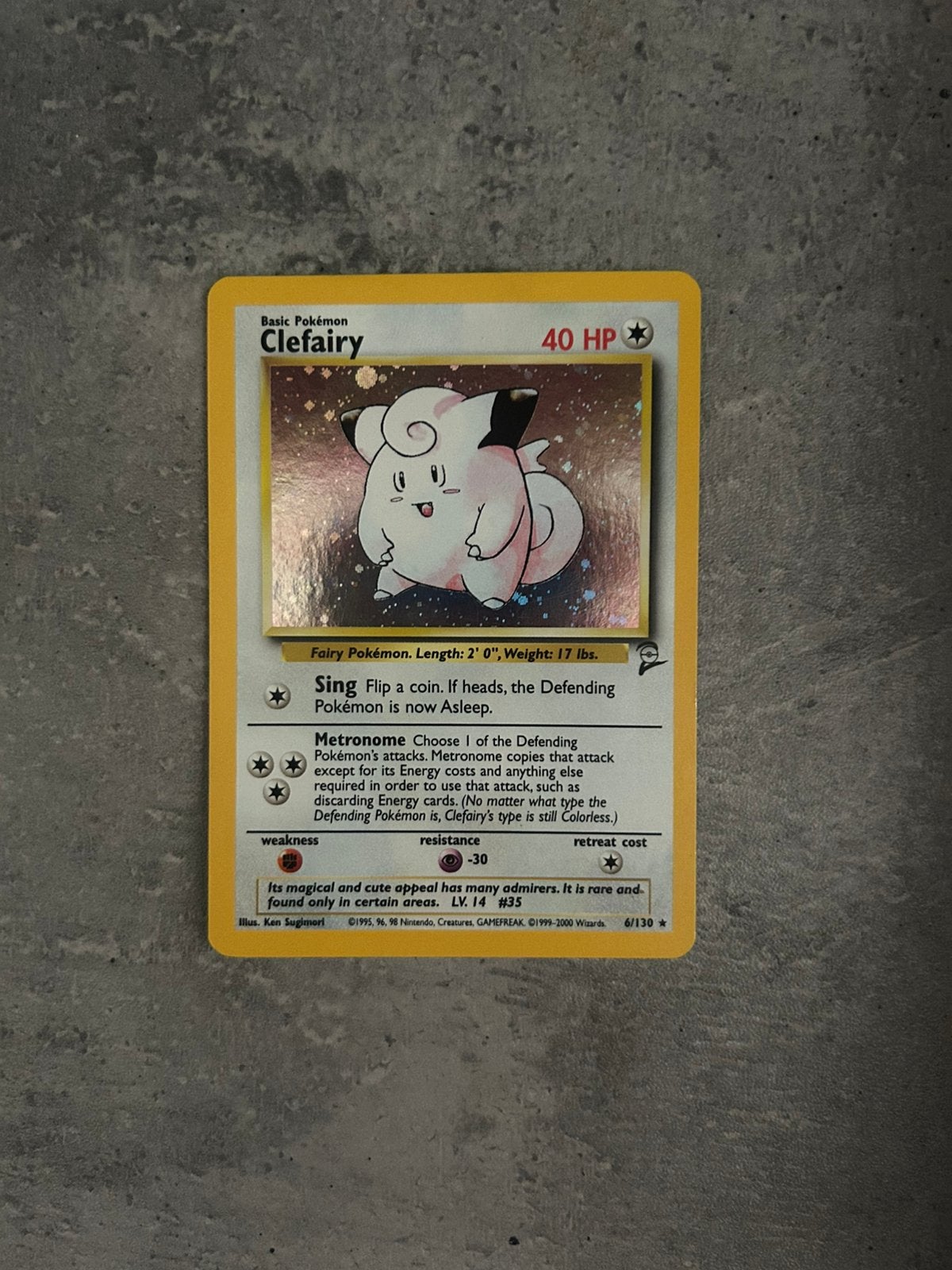 Clefairy 6/130 pokemon kaarten NM, Ophalen of Verzenden, Zo goed als nieuw