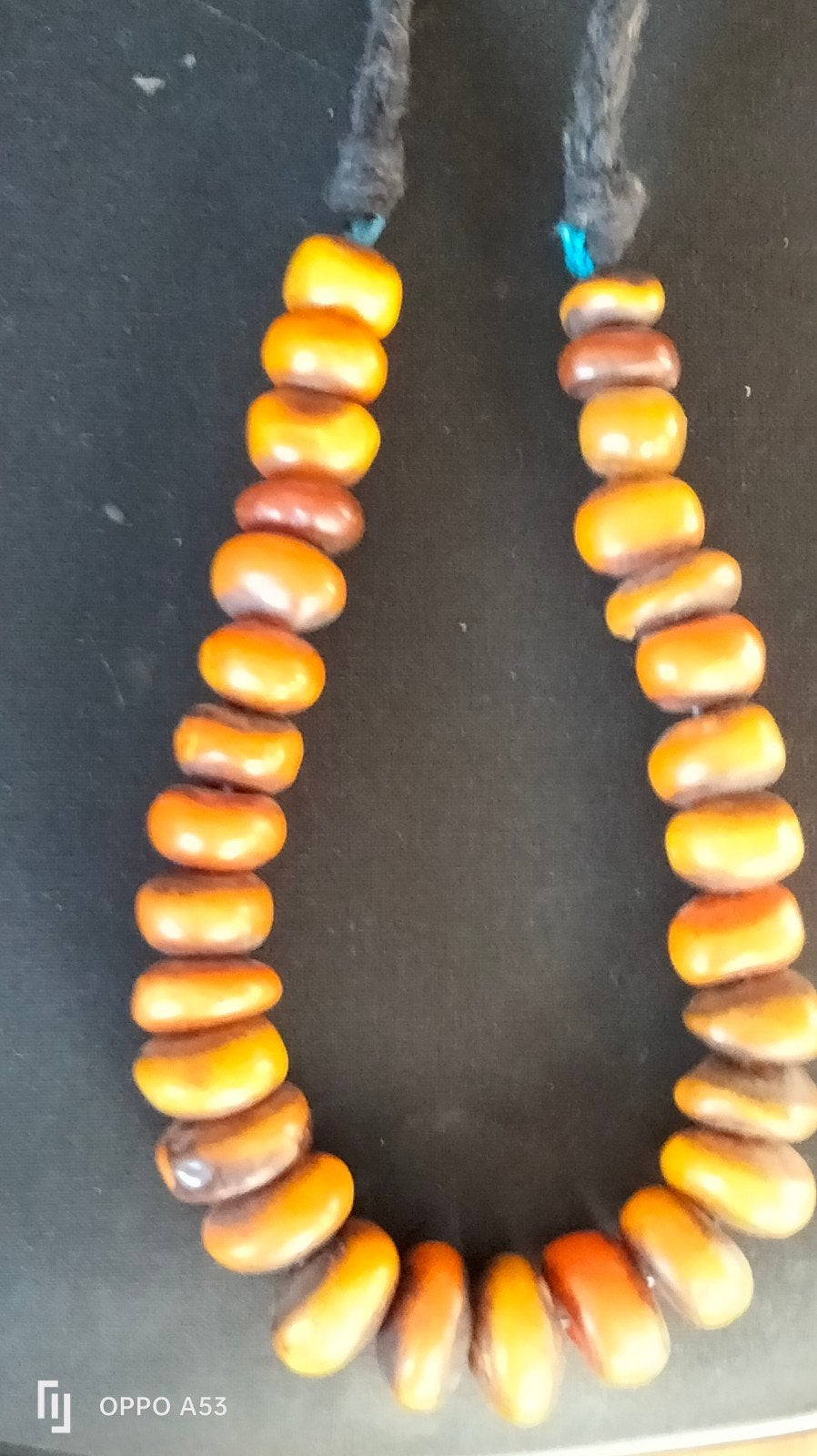 Berber hars amber ketting - Uniek en handgemaakt, Ophalen of Verzenden, Overige materialen, Ketting