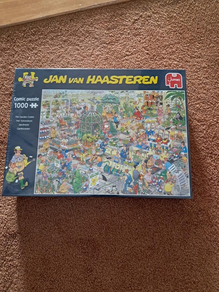Nieuw jan van haasteren puzzel tuincentrum, Ophalen, 500 t/m 1500 stukjes, Nieuw, Legpuzzel