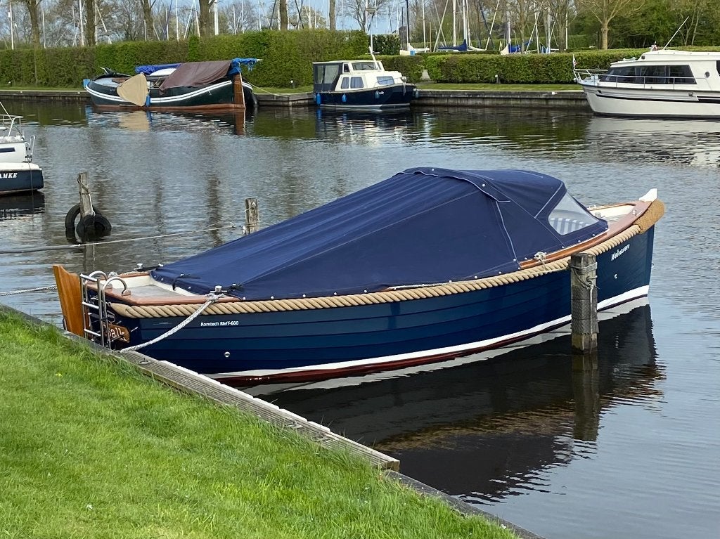 Sloep, Romtech 600, met trailer, klassieke lijn, overnaads, Watersport en Boten, Binnenboordmotor, Diesel, 6 m, Rondzit