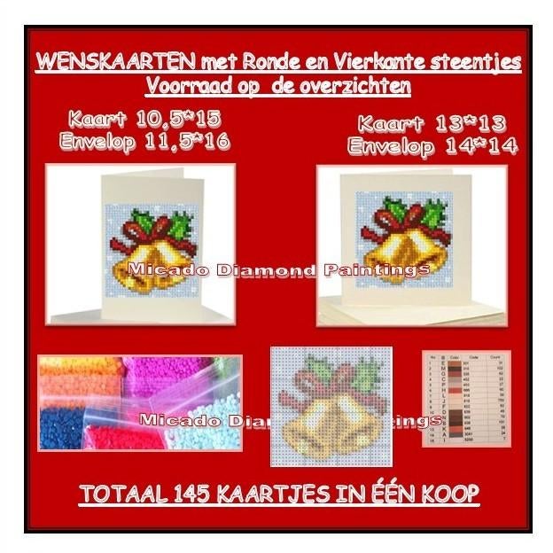 DIAMOND PAINTING KAARTEN 136 ST, Ophalen of Verzenden, Nieuw