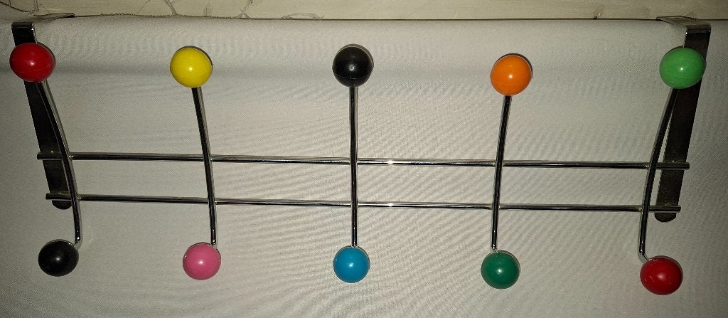 Eames-stijl Sputnik kapstok, met die leuke gekleurde bollen!, Huis en Inrichting, Woonaccessoires | Kapstokken, Wandkapstok, Overige materialen