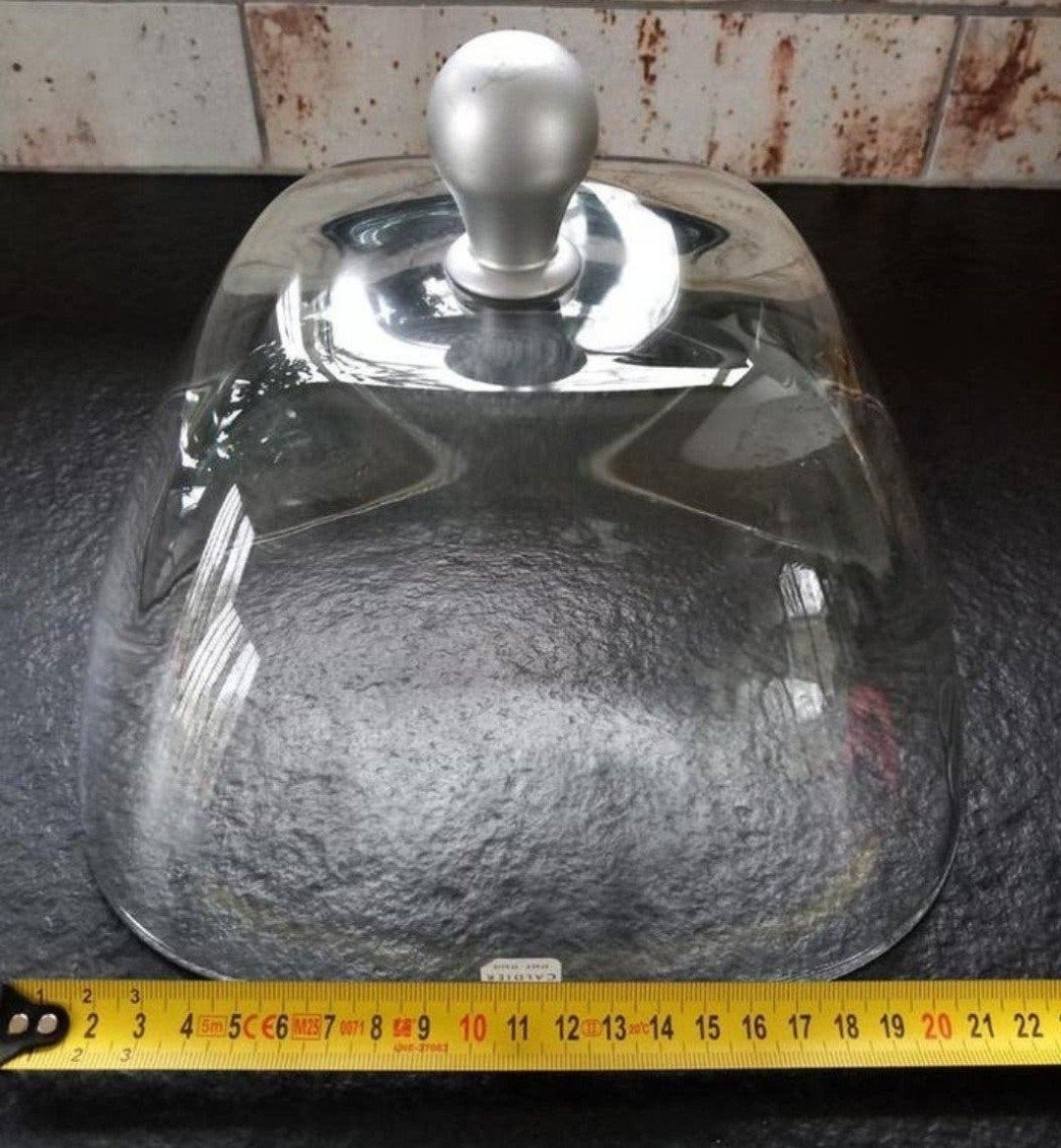 Glazen stolp Caldier Italy, zware kwaliteit, Ophalen of Verzenden, Overige merken, Glas, Overige typen