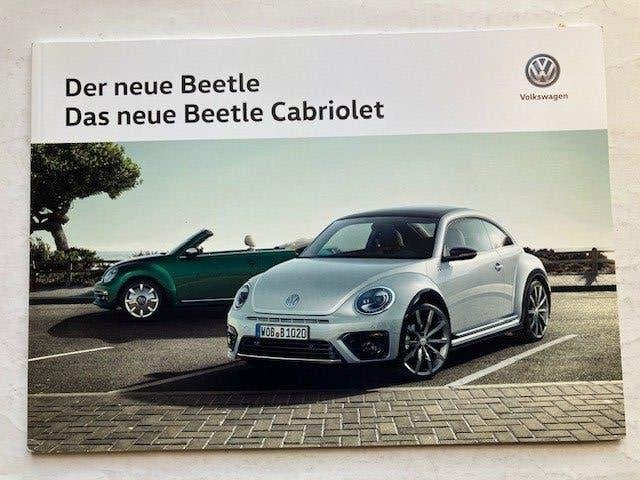 Volkswagen Beetle Brochure 08/2016 - Nieuwe Beetle Cabriolet, Volkswagen AG, Ophalen of Verzenden, Zo goed als nieuw, Volkswagen