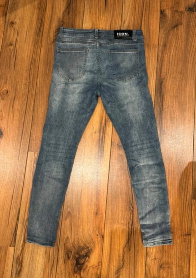 ICON. Amsterdam Jeans - Maat 32, Kleding | Heren, Spijkerbroeken en Jeans, Ophalen of Verzenden, Gedragen, Blauw, W32 (confectie 46) of kleiner