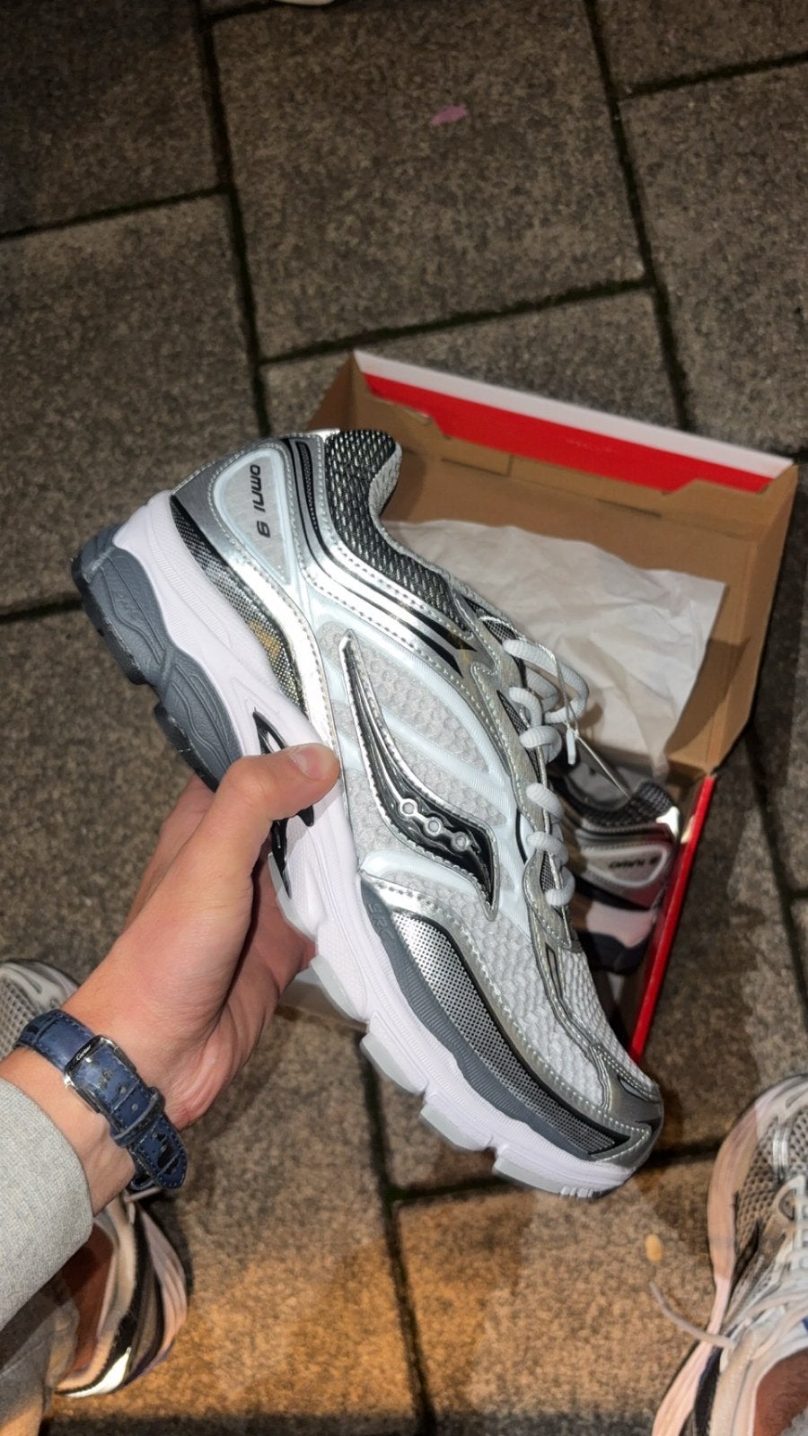 Saucony Omni 9 Sneakers - Diverse Kleuren, Ophalen, Nieuw, Wit, Sneakers of Gympen