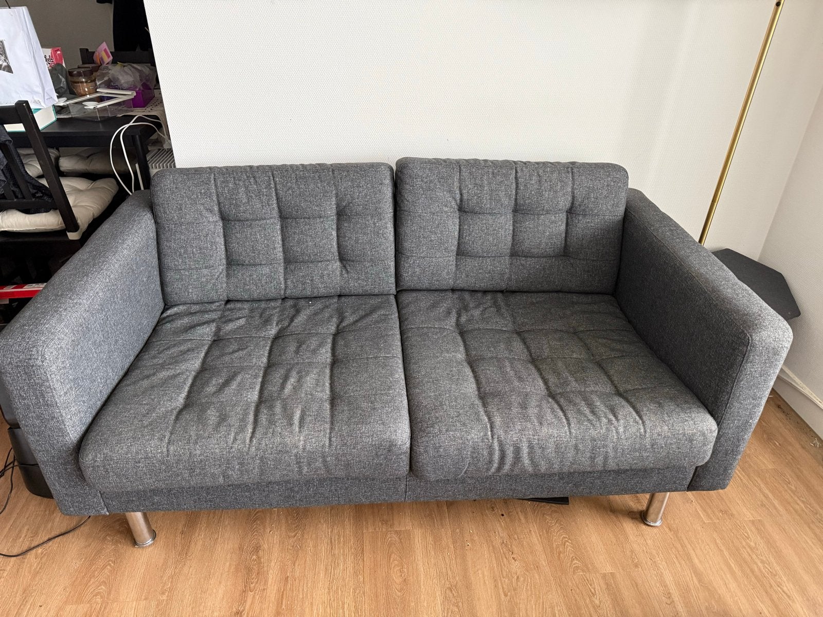 IKEA landskrona twee zitsbank met hocker, Huis en Inrichting, 150 tot 200 cm, Tweepersoons, 75 tot 100 cm, Ophalen of Verzenden