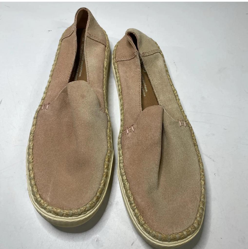 Toms suede instappers maat W 7,5 38 roze espadrilles, Ophalen of Verzenden, Espadrilles of Moccasins, Roze, Gedragen