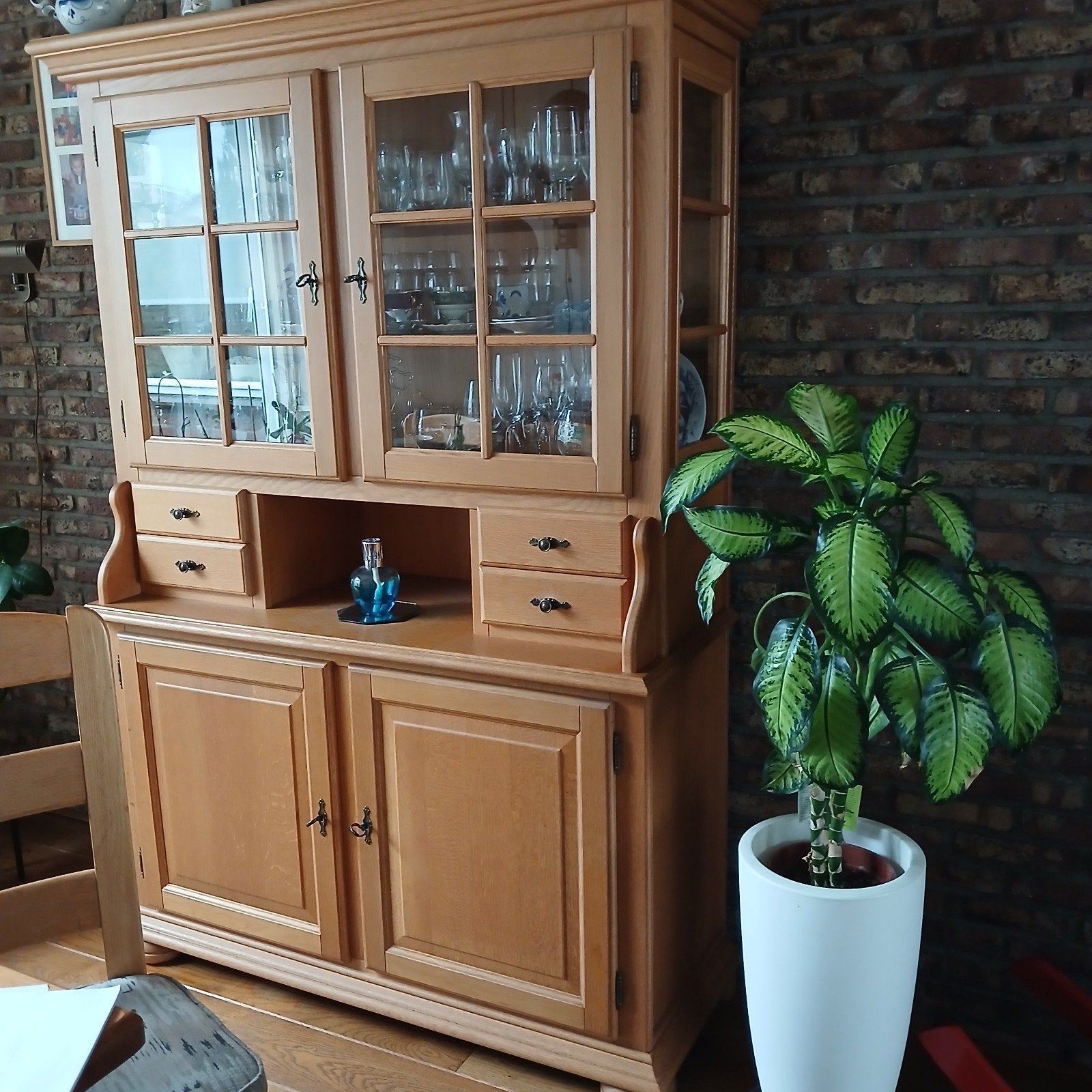 buffetkast blank eiken, Huis en Inrichting, Ophalen, Gebruikt, 100 tot 150 cm, 200 cm of meer