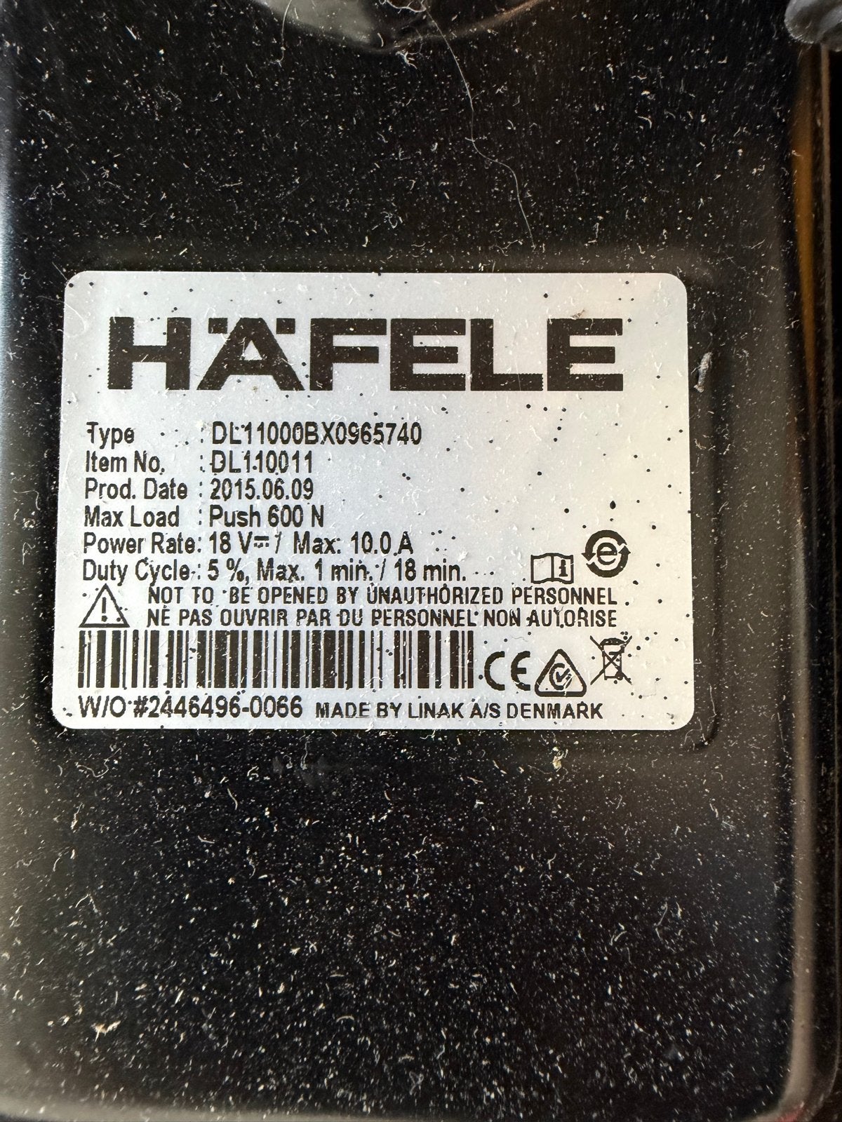 Häfele Heavy Duty TV Lift 360 Draaibaar - Tot 65 inch, Minder dan 50 cm, Gebruikt, Ophalen of Verzenden, Minder dan 25 cm