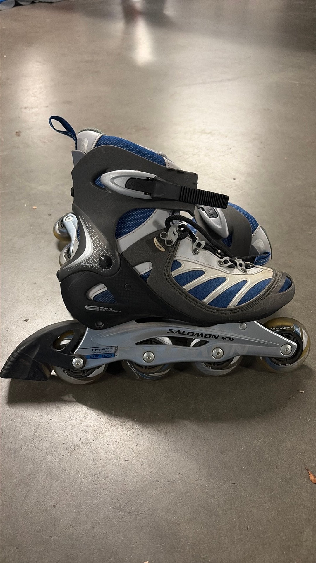 Skeelers 4 wielen mt 42 2/3, Ophalen, Gebruikt, Heren, Salomon