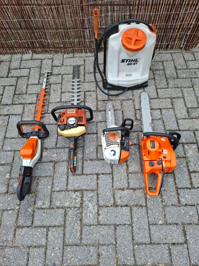 Partij stihl machines, Ophalen, Gebruikt, Stihl