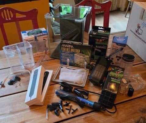 Dennerle nanocube complete kweekset, veel extra's

NanoCube, Dieren en Toebehoren, Ophalen of Verzenden, Leeg aquarium