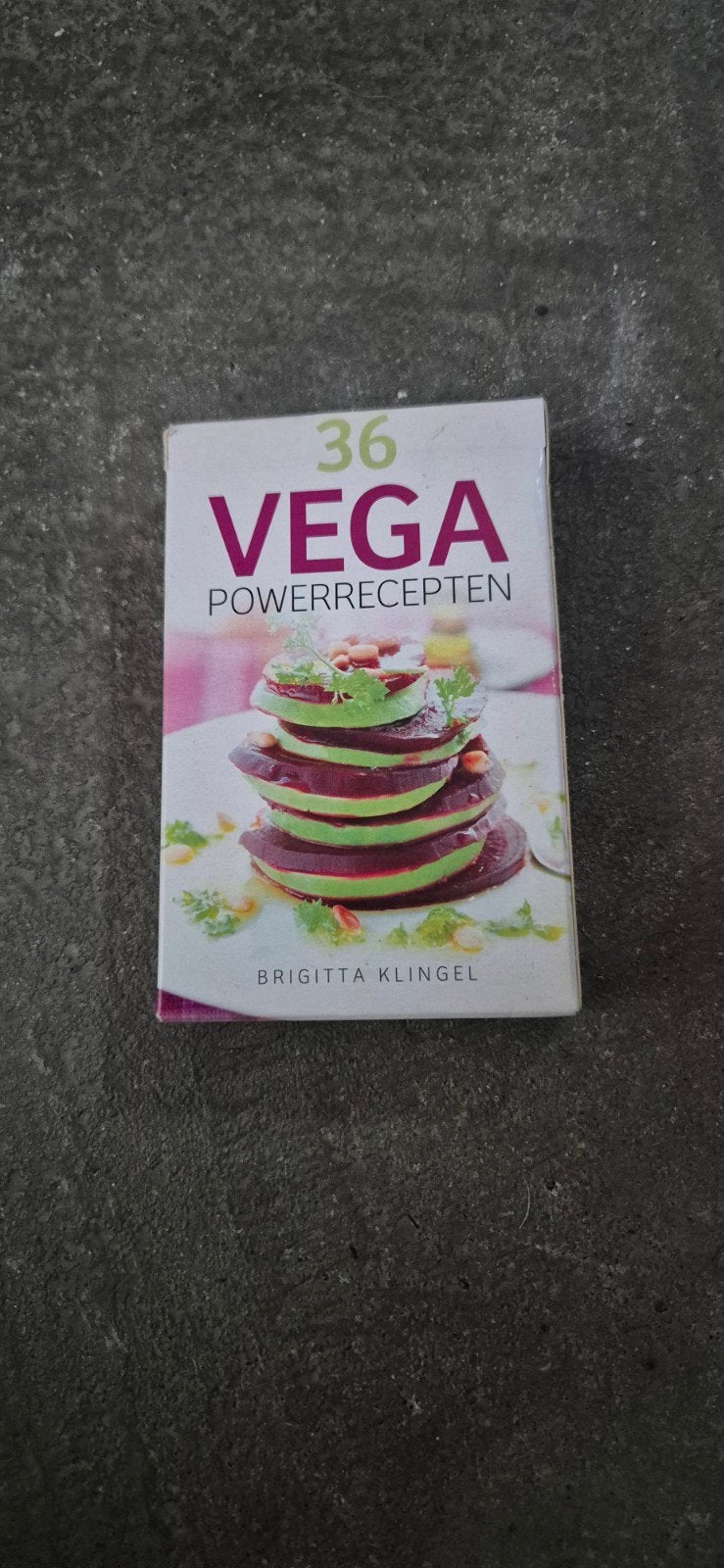Vega Powerrecepten Kaarten, Ophalen of Verzenden, Zo goed als nieuw