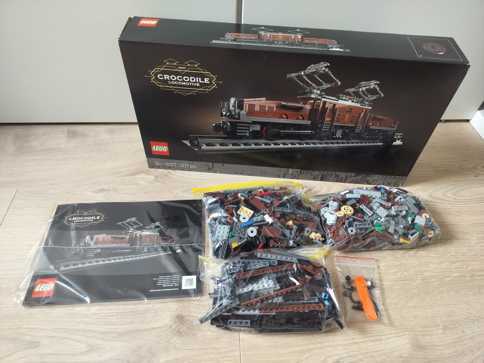 LEGO Crocodile Locomotief 10277 - Zo goed als nieuw, Kinderen en Baby's, Speelgoed | Duplo en Lego, Compleet, Lego, Ophalen of Verzenden