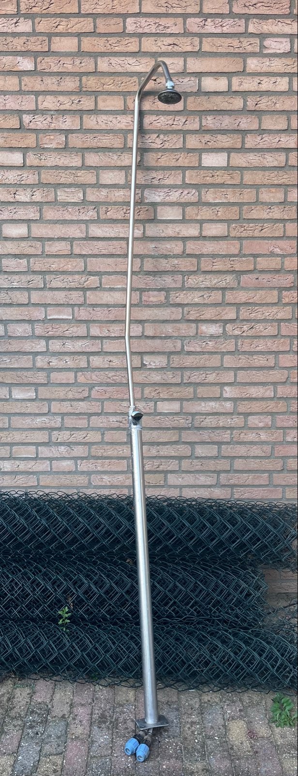 Buitendouche warm en koud water, Ophalen, Gebruikt, Rvs, Douche
