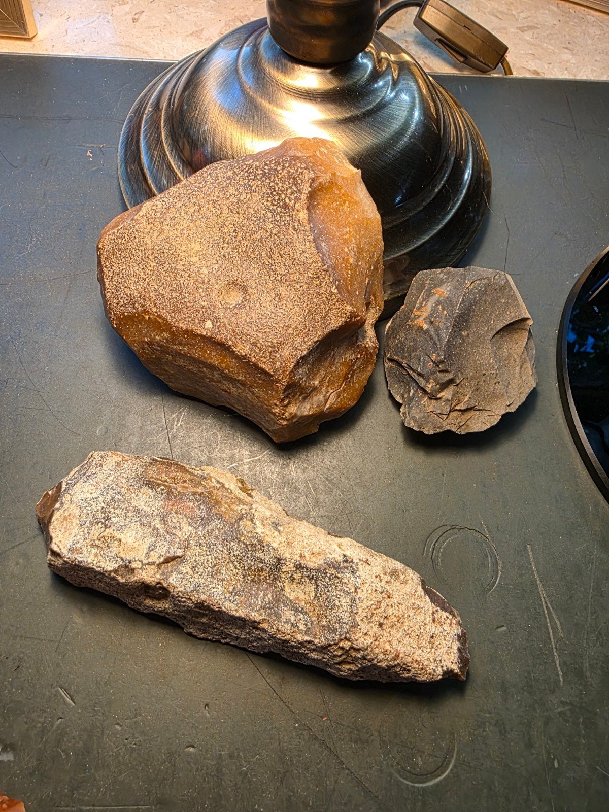 XL Vuistbijl Kernstuk - Oude Artefacten Verzameling, Verzamelen, Ophalen of Verzenden