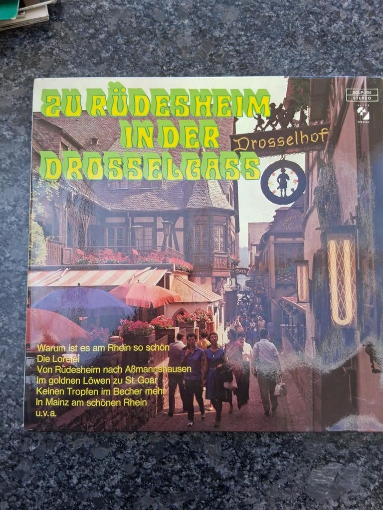 LP Zu Rüdesheim in der Drosselgass - Das Orchester Rheingold, Cd's en Dvd's, Ophalen of Verzenden, 1970 - 1979, Gebruikt, 12 inch
