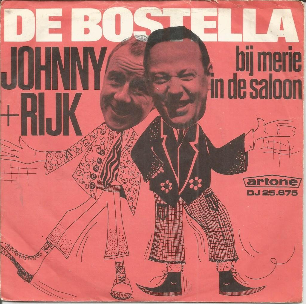 Johnny & Rijk : De Bostella (1967), Gebruikt, Fotohoes, 7 inch, Ophalen of Verzenden