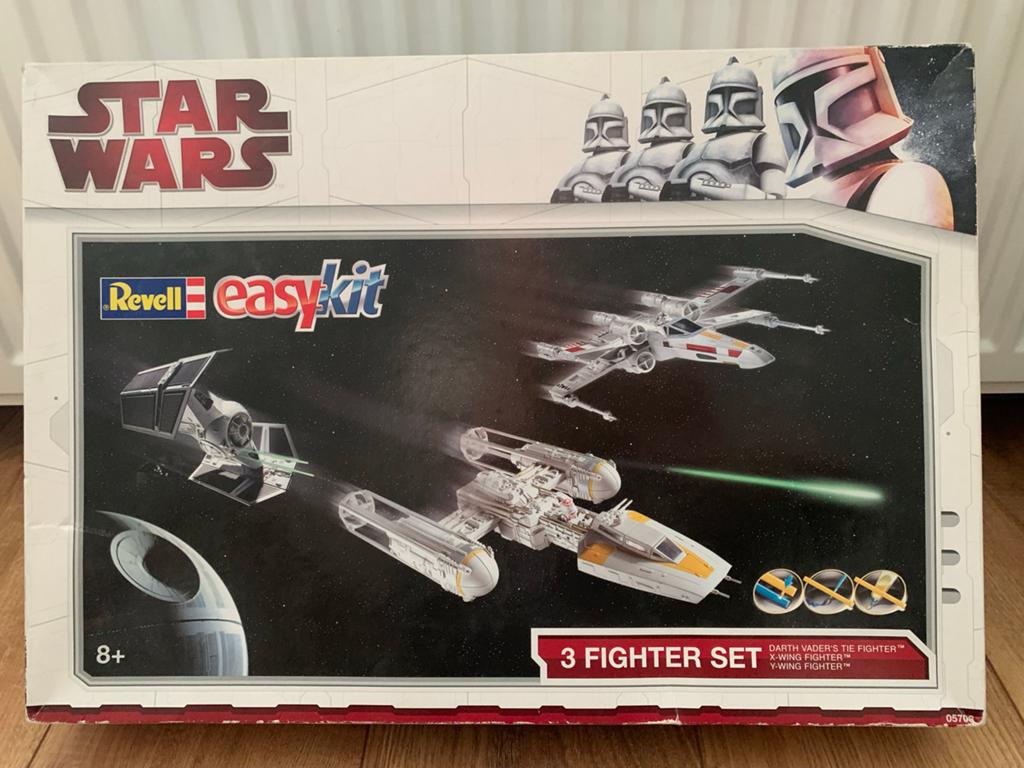 Revell easykit Star Wars 3 Fighter Starship Set - nieuw, Ophalen of Verzenden, Nieuw, Overige typen