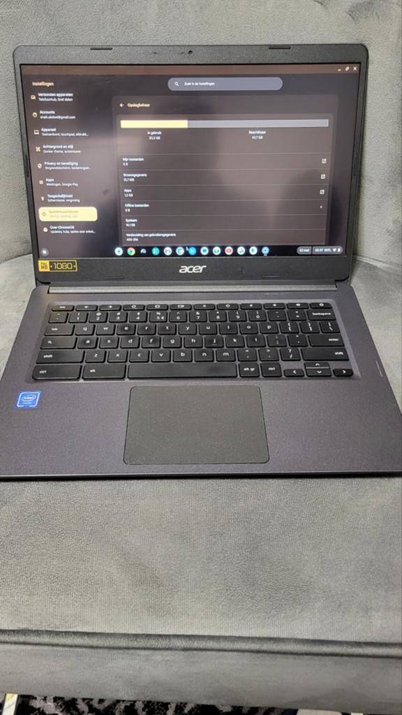 Chromebook  acer C933, 14 inch, 4 GB of minder, 64 GB, Ophalen of Verzenden