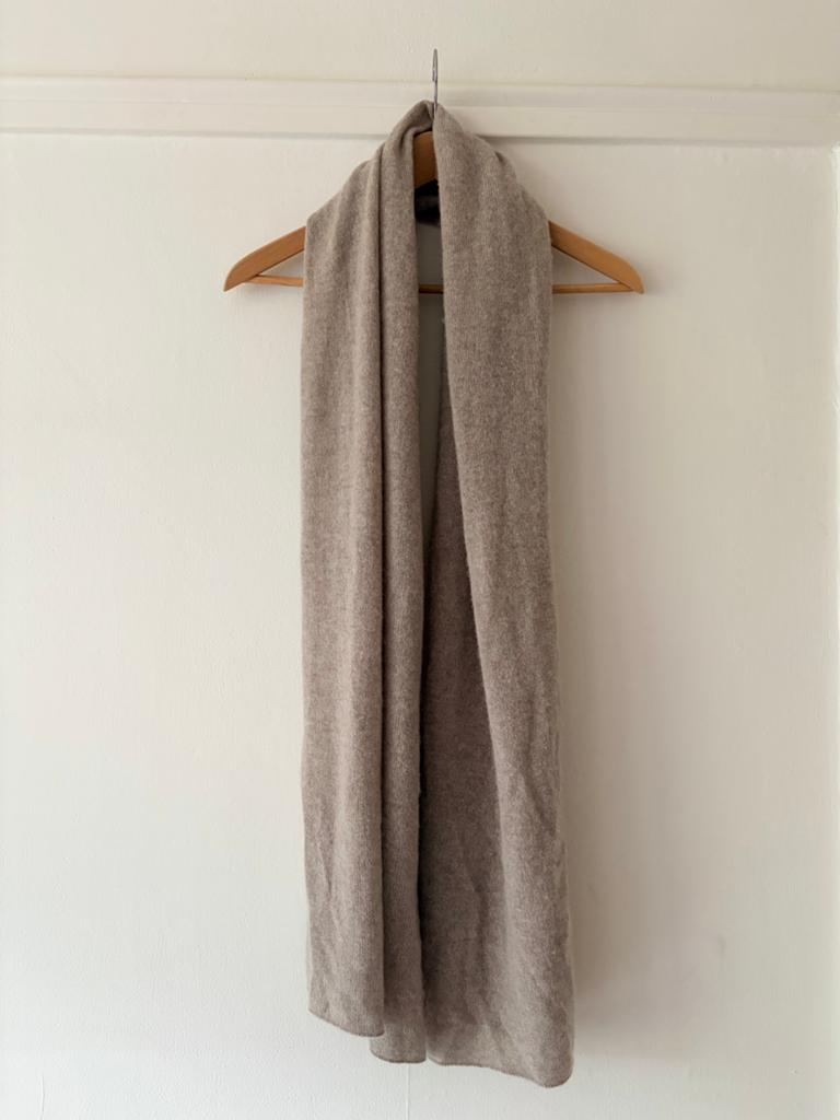 Esisto Cashmere sjaal | 58 x 180 cm (100% kasjmier), Verzenden, Zo goed als nieuw, Maat 46/48 (XL) of groter, Sjaal