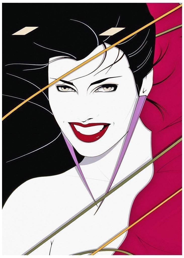 Grote PATRICK NAGEL Duran Duran Rio Poster affiche, Verzenden, Nieuw, Poster, Artwork of Schilderij