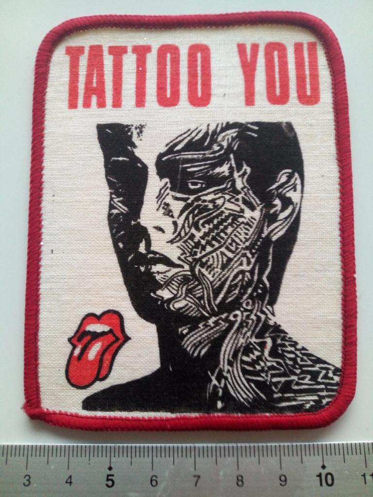 Rolling Stones leuke  vintage 1981 patch 48 tattoo you, Verzenden, Nieuw, Kleding