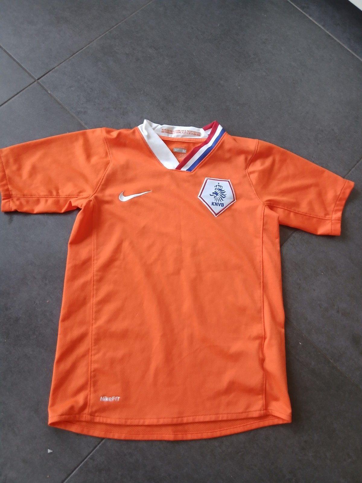 Oranje KNVB T-shirt Maat M voor jongens, Ophalen of Verzenden