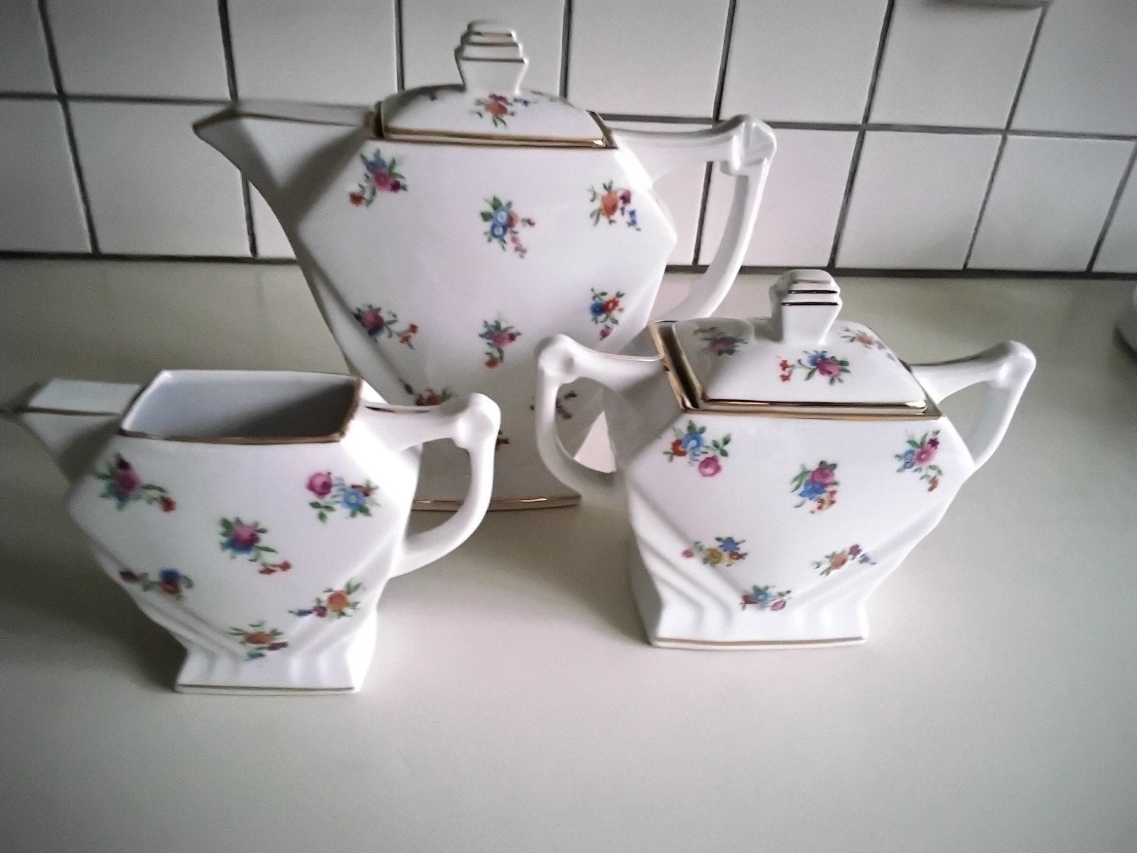 Prachtige Franse art deco theeset, Ophalen of Verzenden