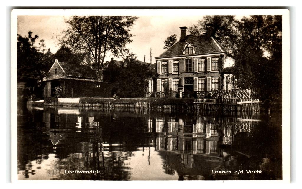 Loenen aan de Vecht, Leeuwendijk, Verzenden, 1920 tot 1940, Gelopen, Utrecht