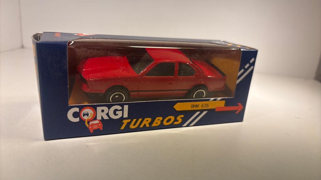 Bmw 635 red corgi 1.43, Auto, Ophalen of Verzenden, Corgi, A