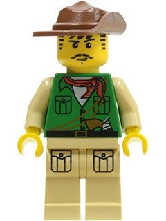 LEGO Adventurers adv024 Johnny Thunder (Expedition), Kinderen en Baby's, Speelgoed | Duplo en Lego, Gebruikt, Overige thema's