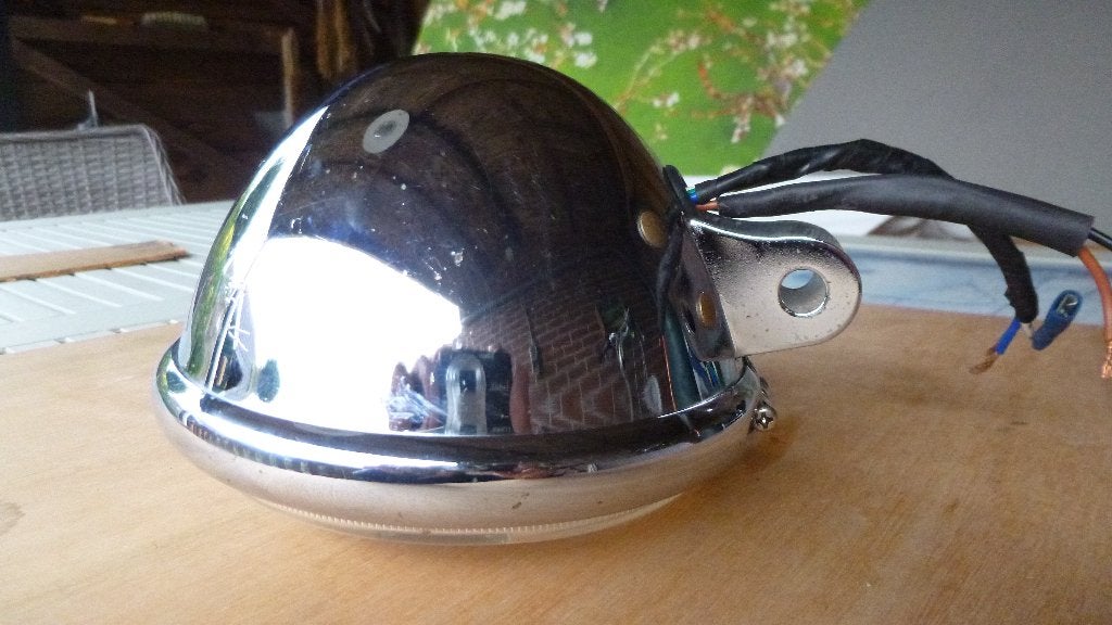 Koplamp Chrome 160 mm, Ophalen of Verzenden