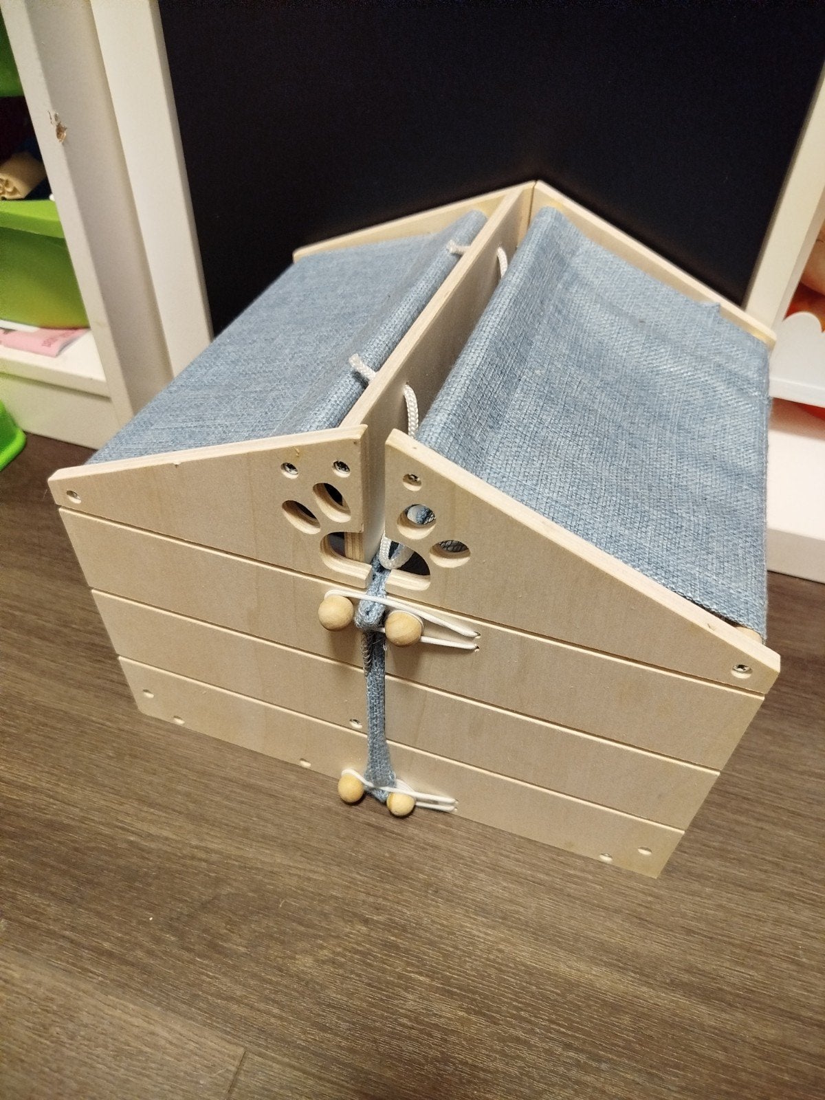 Lupilu Kattenhuisje met accessoires - Zo goed als nieuw, Ophalen, Zo goed als nieuw, Overige typen